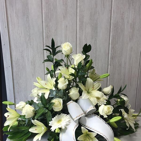 flores blancas para funeral