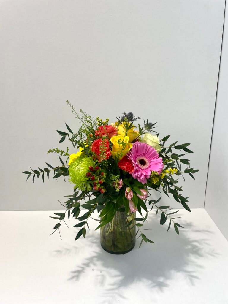 nix variado con rosas